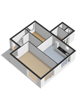 Floorplan - Valkenburgseweg 20, 2223 KD Katwijk
